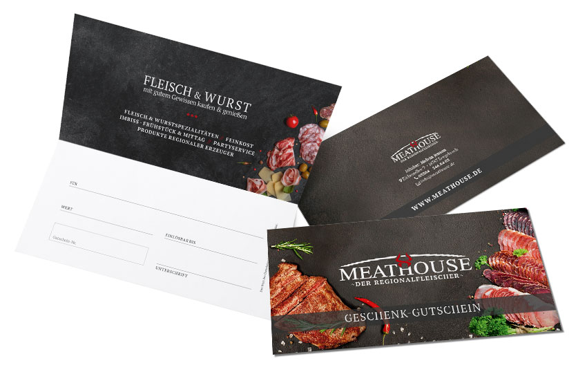 Geschenk-Gutschein Fleischer und Metzger
